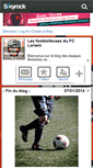 Mobile Screenshot of foot-feminin-du-fcl.skyrock.com