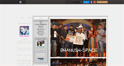 Desktop Screenshot of dhanush-space.skyrock.com