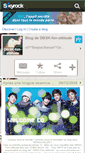 Mobile Screenshot of dbsk-fan-attitude.skyrock.com