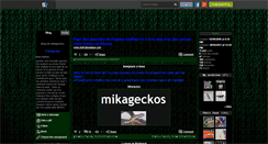 Desktop Screenshot of mikageckos.skyrock.com