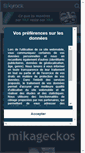Mobile Screenshot of mikageckos.skyrock.com