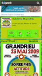 Mobile Screenshot of jeunessedegrandrieu.skyrock.com