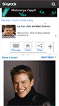 Mobile Screenshot of fanclubmattdamon.skyrock.com