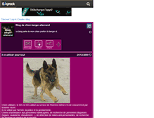 Tablet Screenshot of chien-berger-allemand.skyrock.com