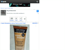 Tablet Screenshot of beaute-test.skyrock.com