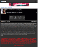 Tablet Screenshot of invinciblet0mydyingday.skyrock.com