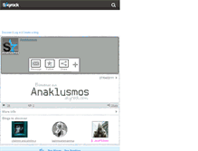 Tablet Screenshot of anaklusmos.skyrock.com