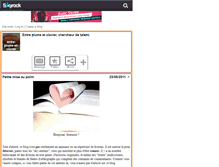 Tablet Screenshot of entre-plume-et-clavier.skyrock.com