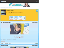 Tablet Screenshot of naruto.skyrock.com