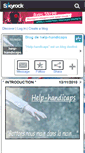Mobile Screenshot of help-handicaps.skyrock.com