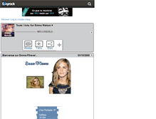 Tablet Screenshot of emma-f0rever.skyrock.com