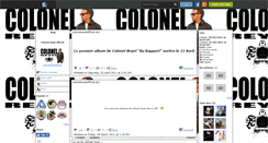 Desktop Screenshot of colonelreyelofficiel.skyrock.com