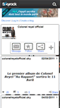 Mobile Screenshot of colonelreyelofficiel.skyrock.com