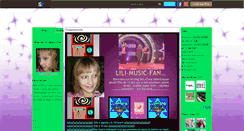 Desktop Screenshot of lili-music-fan.skyrock.com