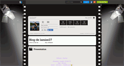 Desktop Screenshot of lamise27.skyrock.com