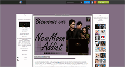 Desktop Screenshot of newmoonaddict.skyrock.com