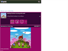 Tablet Screenshot of animalcrossing51.skyrock.com