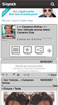 Mobile Screenshot of cameron-online.skyrock.com