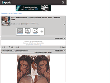 Tablet Screenshot of cameron-online.skyrock.com