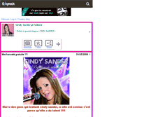 Tablet Screenshot of cindysander57.skyrock.com