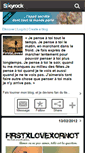 Mobile Screenshot of firstxlovexornot.skyrock.com