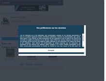 Tablet Screenshot of destrier-des-anges.skyrock.com