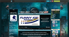 Desktop Screenshot of funnyicehockey.skyrock.com