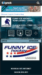 Mobile Screenshot of funnyicehockey.skyrock.com
