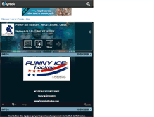 Tablet Screenshot of funnyicehockey.skyrock.com