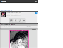 Tablet Screenshot of adeline-0fficiel.skyrock.com