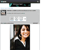 Tablet Screenshot of homage-a-loubna.skyrock.com