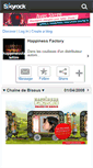 Mobile Screenshot of happinessfactory-lefilm.skyrock.com