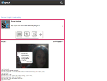 Tablet Screenshot of annajusticeofficial.skyrock.com
