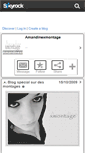 Mobile Screenshot of amandinexmontage.skyrock.com