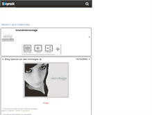 Tablet Screenshot of amandinexmontage.skyrock.com