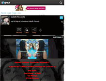 Tablet Screenshot of isabelle-alexandra.skyrock.com