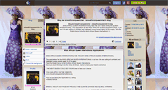 Desktop Screenshot of missafricanqueeninter.skyrock.com