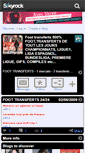 Mobile Screenshot of foot2transferts.skyrock.com
