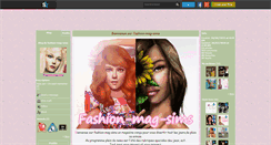 Desktop Screenshot of fashion-mag-sims.skyrock.com