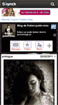 Mobile Screenshot of fiction-justin-nina.skyrock.com