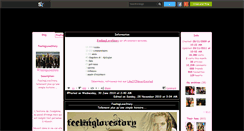 Desktop Screenshot of feelinglovestory.skyrock.com