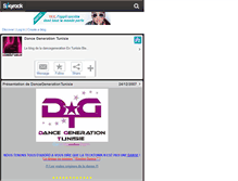 Tablet Screenshot of dancegenerationtunisie.skyrock.com