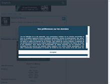 Tablet Screenshot of bloodformemory.skyrock.com