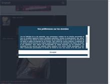 Tablet Screenshot of mlle--jennifer.skyrock.com