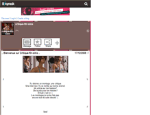 Tablet Screenshot of critique-f0r-sims.skyrock.com