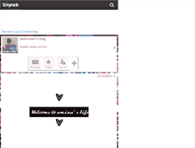 Tablet Screenshot of amina-mia1.skyrock.com