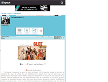 Tablet Screenshot of glee-official-blog.skyrock.com