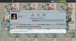 Desktop Screenshot of claudine692.skyrock.com