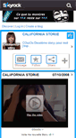 Mobile Screenshot of caliiforniia-st0ry.skyrock.com