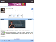 Tablet Screenshot of famous-justin-b.skyrock.com